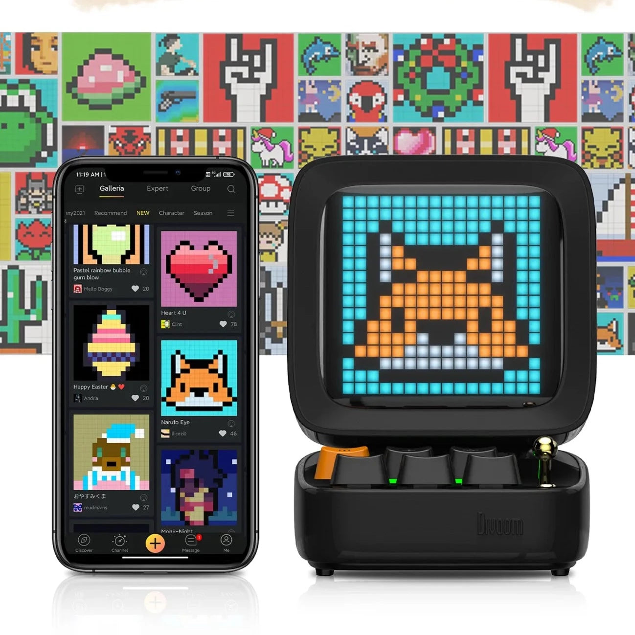 Retro Pixel Art Game Bluetooth Speaker