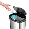 NINESTARS Automatic Touchless Infrared Motion Sensor Trash Can