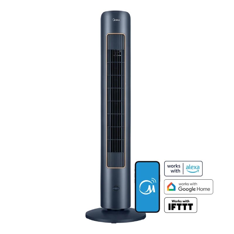 Midea 42" Smart Tower Fan with Wi-Fi and Bluetooth